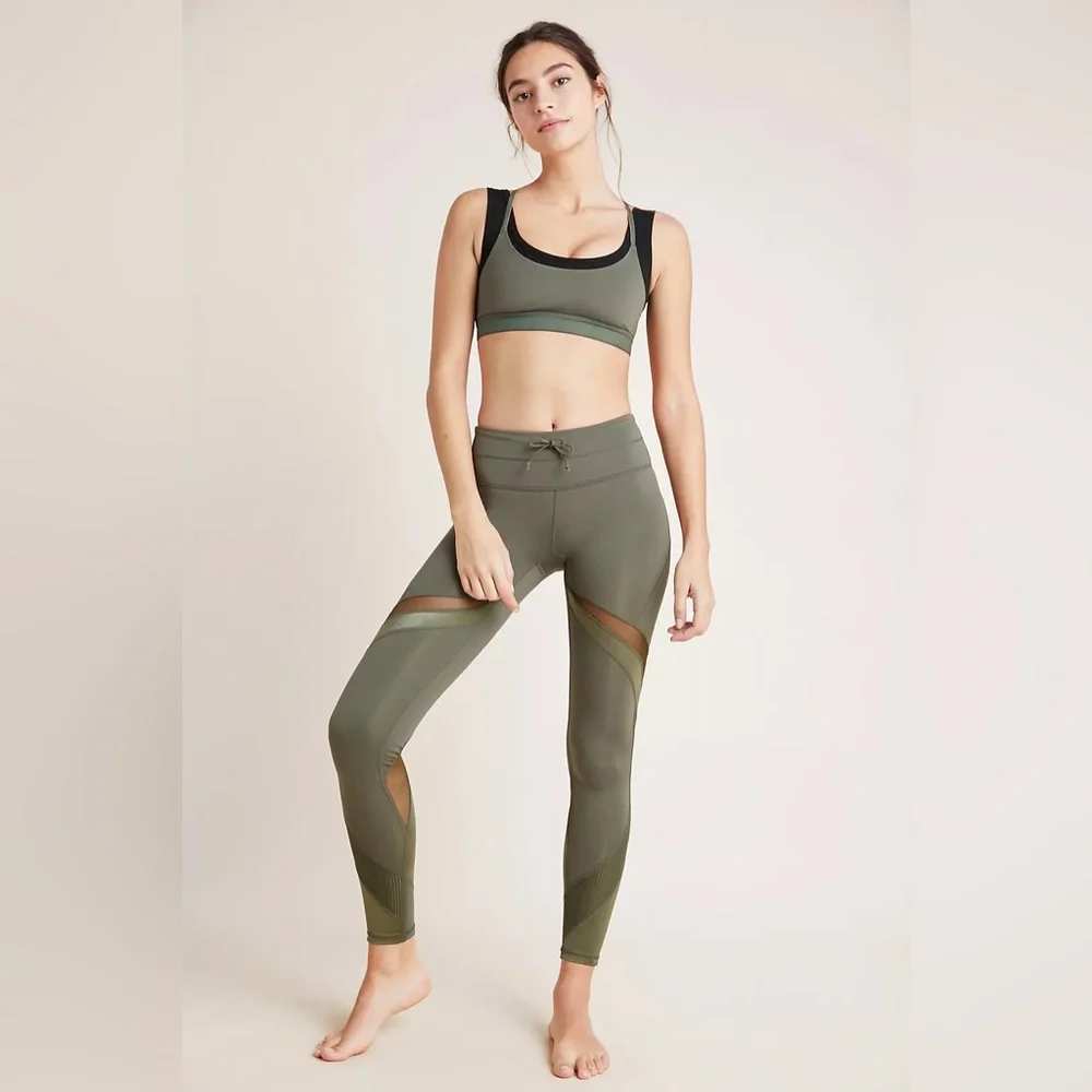 Free People Movement Mid Rise Tap Back Leggings